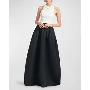 NWT Sachin + Babi Dominique Floral Applique Gown size 8